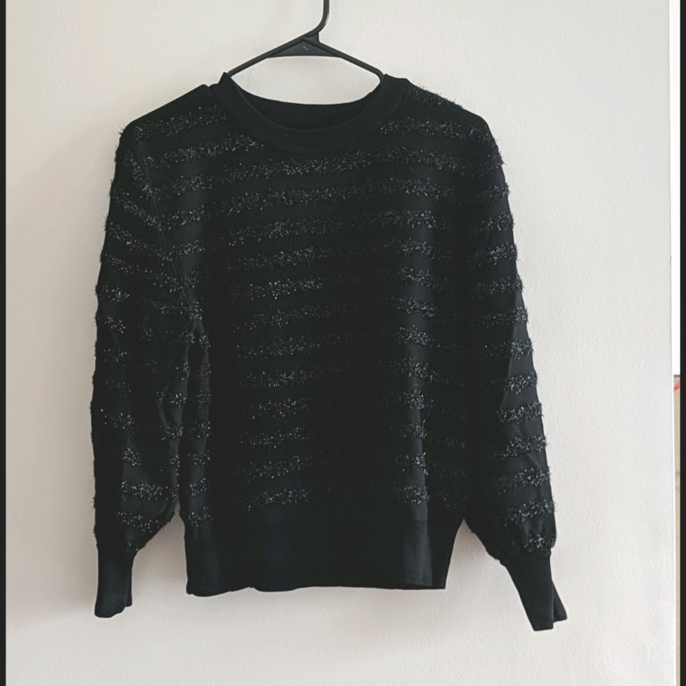 tinsel crew neck sweater